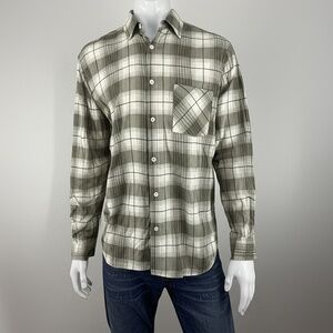Current/Elliott Extrafine Plaid Shirt Size XXL